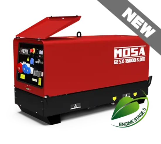 Picture of Mosa GE SX 16000 KDM Water Cooled Diesel Generator