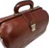 Picture of Floto Luggage Italian Ciabatta Doctor Handbag, Vecchio Brown, Small