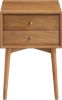 Picture of Nathan James 32704 Harper Mid-Century Oak Wood Nightstand with 2-Drawers, Small Side End Table with Storage, Brown