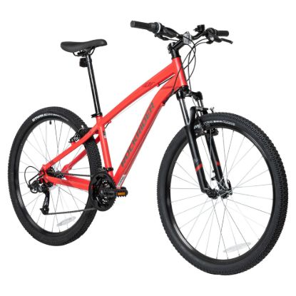 Picture of Decathlon Rockrider ST100, 21 Speed Mountain Bike, 27.5", Unisex, Red, Medium