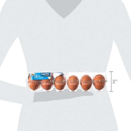 Picture of Marketside Cage-Free Large Brown Eggs, 18 Count