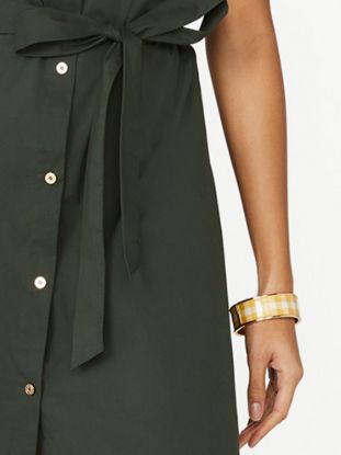 Picture of C. Wonder Women's Navy Chevron Printed Hinge Bangle Bracelet