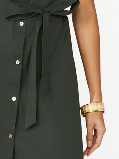 Picture of C. Wonder Women's Navy Chevron Printed Hinge Bangle Bracelet