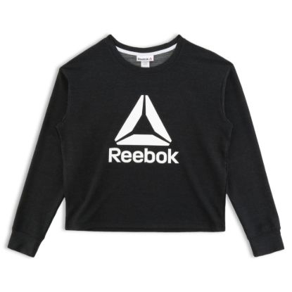 Picture of Reebok Women's All Day Cropped Crew Neck Sweater, Size XS-XXXL