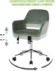 Picture of Ainsley Velvet Adjustable Swivel Office Chair, Cactus