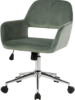 Picture of Ainsley Velvet Adjustable Swivel Office Chair, Cactus