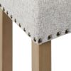 Picture of Better Homes & Gardens Light Grey Linen like Upholstered Backless 29 inch Barstool